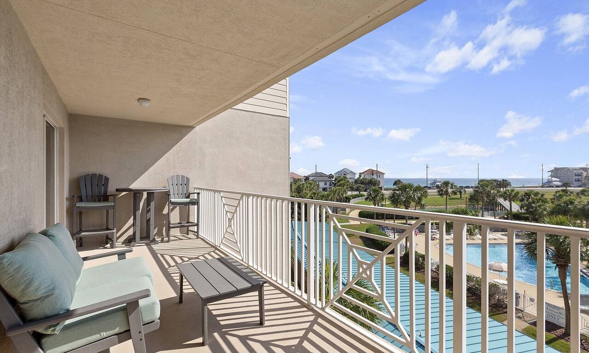 Miramar Beach Condo | Amalfi Coast 324D - Gulf View, Community Pool, Tennis, Beach Service Included!