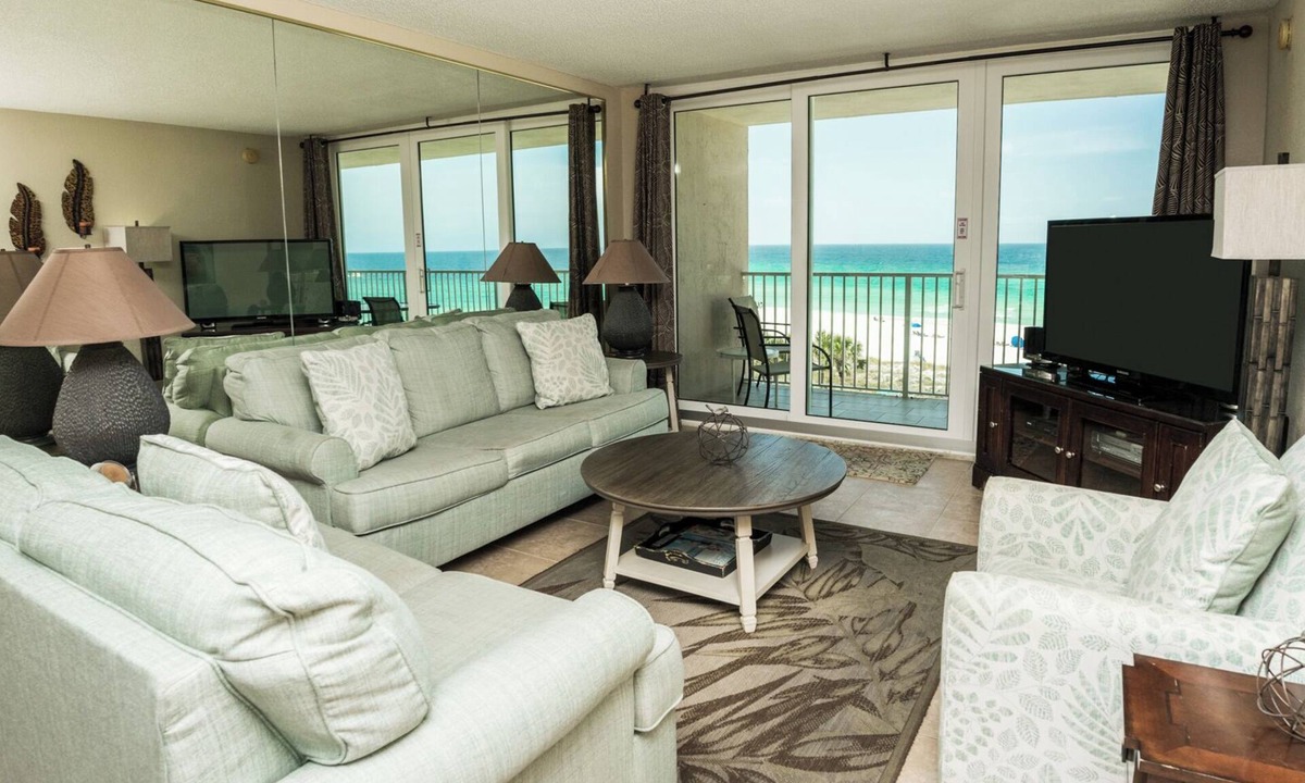 Gulf Lagoon Beach Condo | B501-Two Balconies-Gulf front- 3 pools- New Pickle ball Court-Private Parking space.