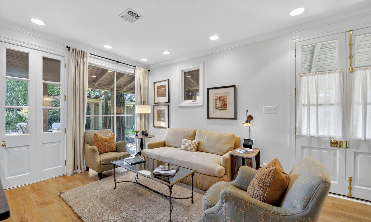 Bayou View Cottage | Beautiful two story cottage on a private, wooded street but close to everything!