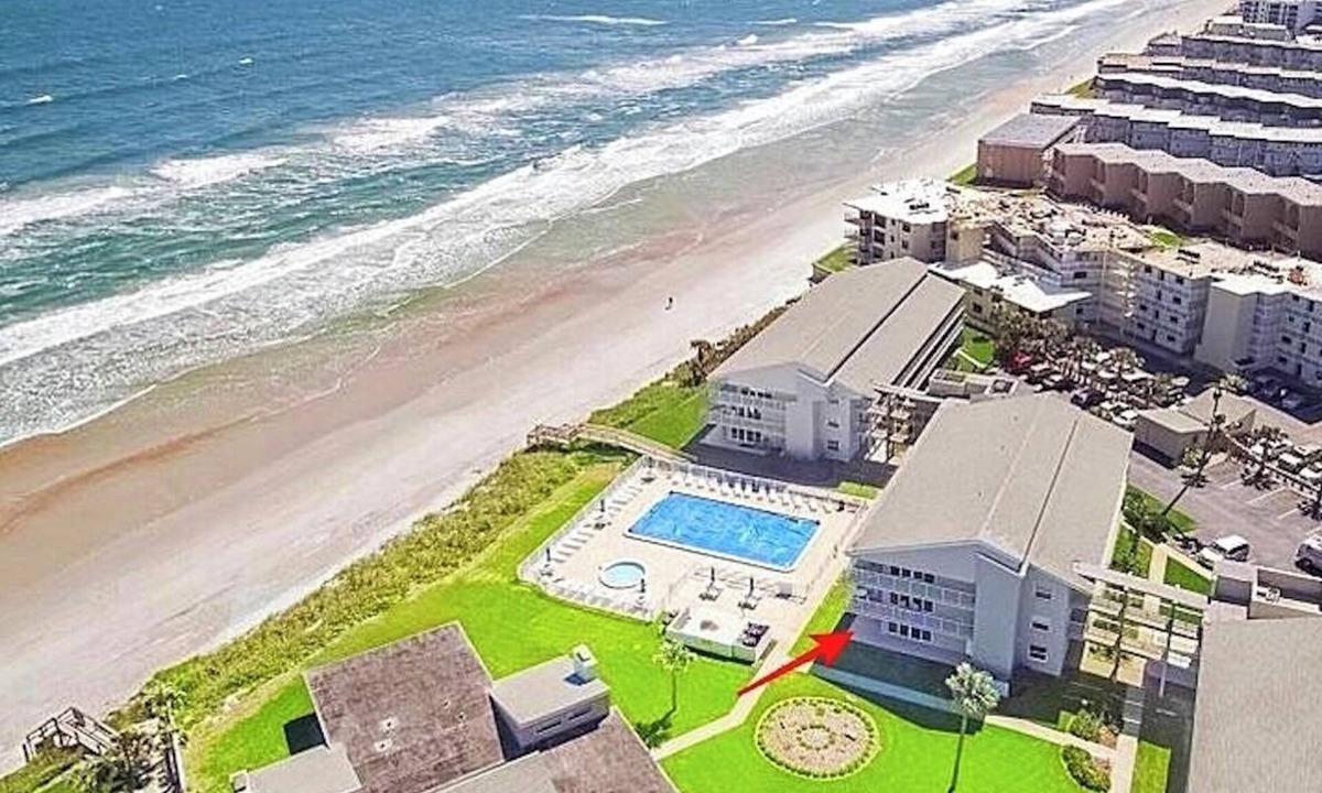 New Smyrna Beach Condo | Beautifully Updated Ground Floor Condo, Direct OCEAN Front on NO-DRIVE Beach!