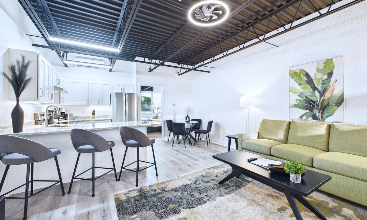 Port Canaveral Apartment | Bright Modern Loft by Port Beaches -unit 206