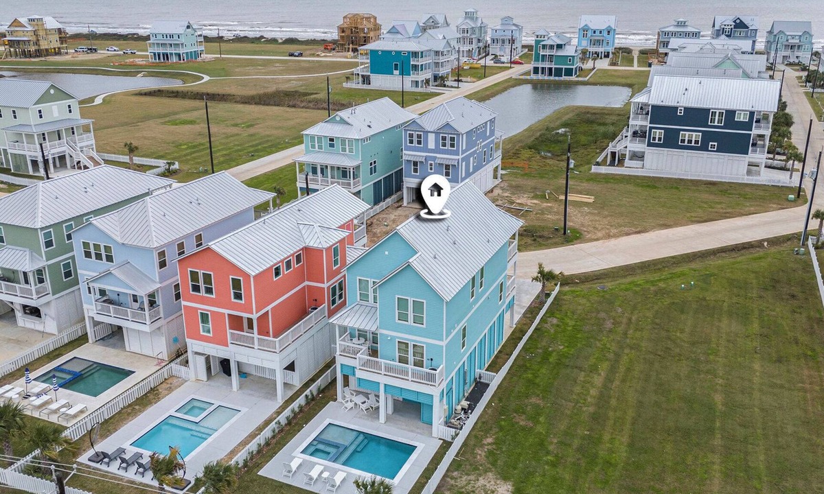 Galveston House | Buena Vista - 5BR w/Pool | Hot Tub | Gulf Views