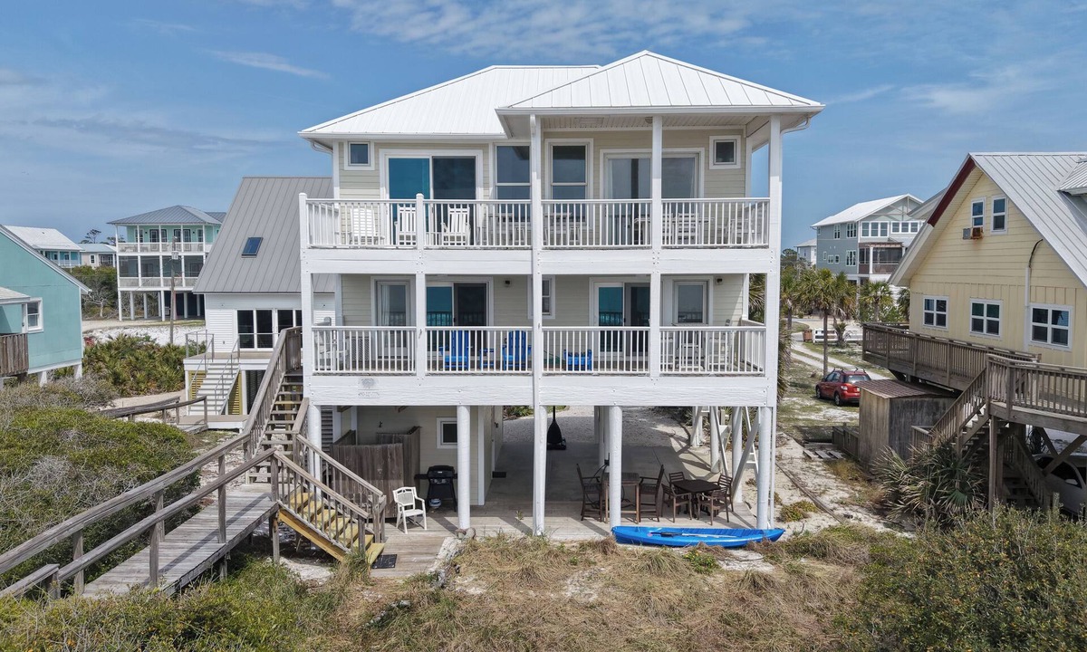 Cape San Blas House | Casual Beach Front with New Owners: Lots of updates!