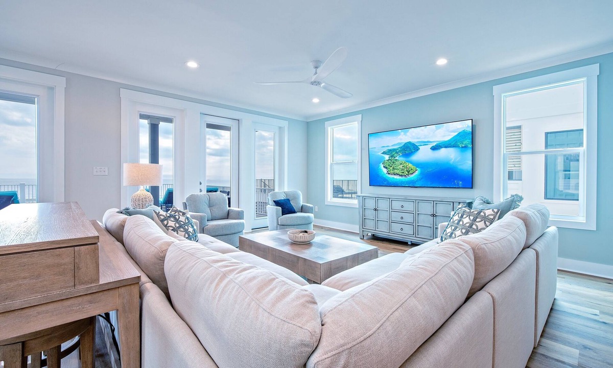Southpointe House | Coastal Kisses Brand New Gulf Front 6 Bedroom 7 bath Luxury House Sleeps 19 Private Pool