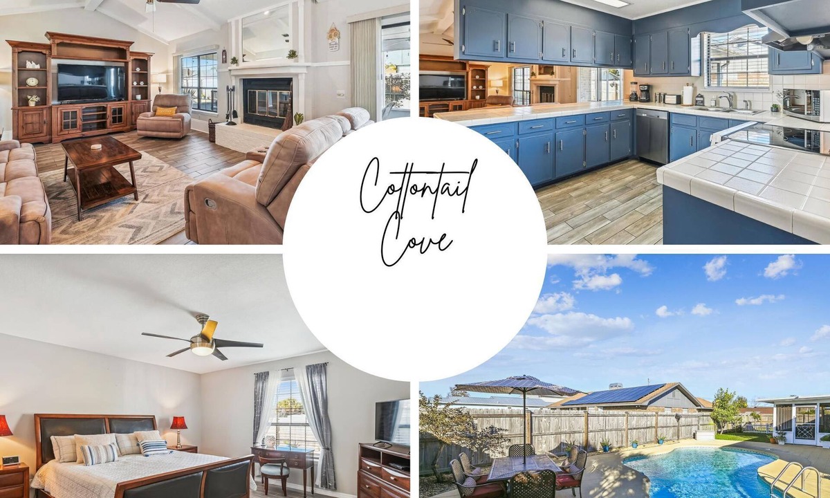 Panama City House | Cottontail Cove - 4 Bedroom/2.5 Bath Prvt Home w/Pvt Pool (Sleeps 8)