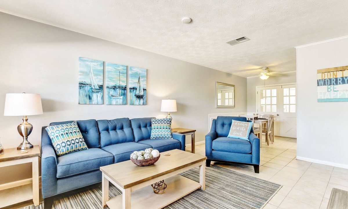 Ocean Cay House | Cozy, Updated 2 BD/1.5 BA Beachside Townhouse Just Off Fletcher Avenue! New Deck!