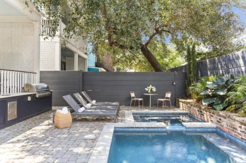 Lower Garden District House | Designer Home on Magazine Pool and Spa