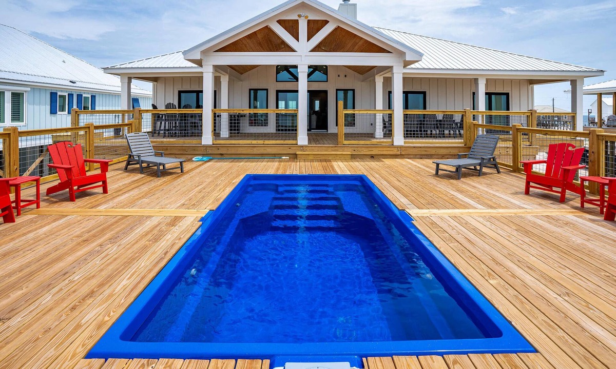 Dauphin Island House | Dog-friendly home with water views & private heated pool