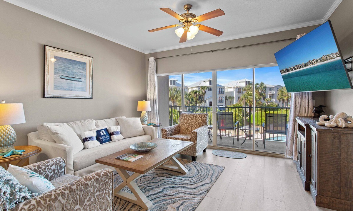 Frangista Beach Condo | Emerald Waters 206 - Private Beach Access, Community Pool, Hot Tub, Near Dining!