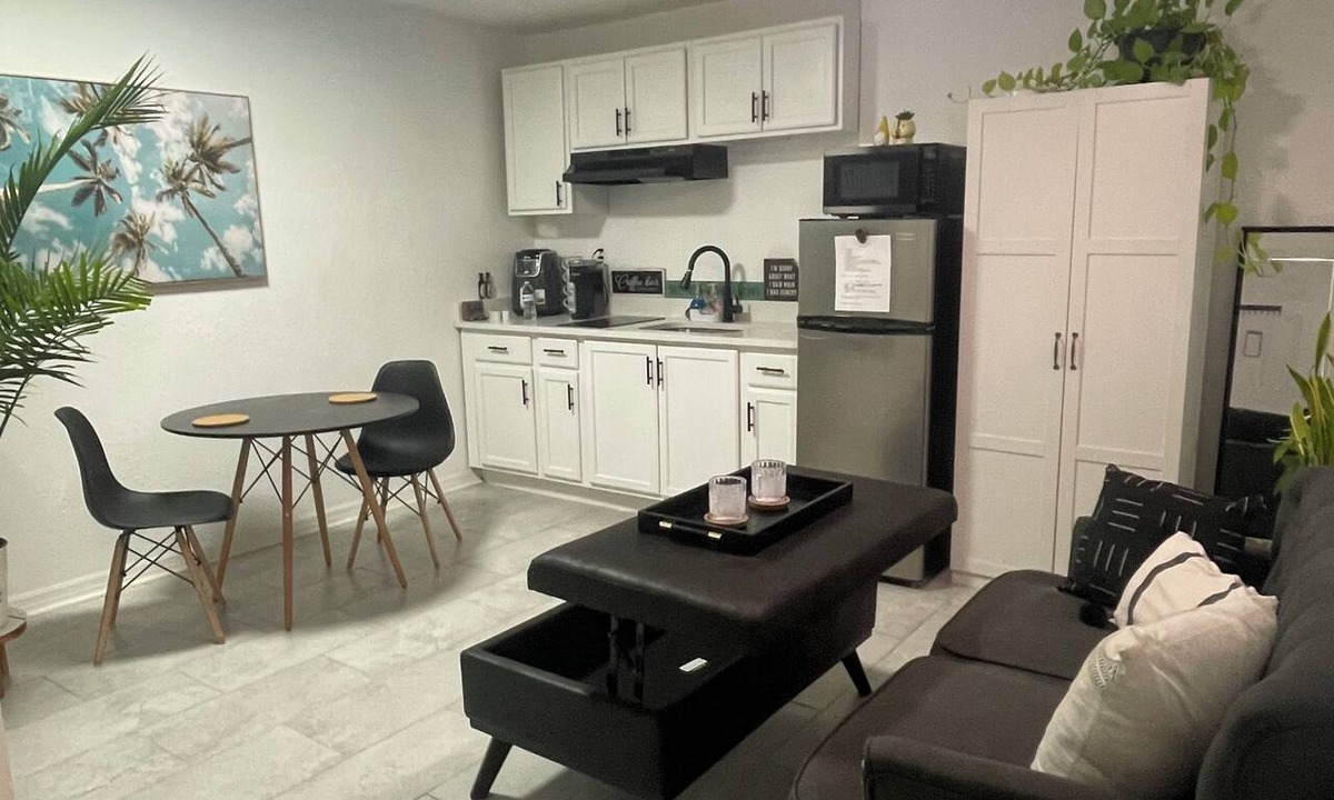 Town N County Park Apartment | Exquisite 1-bedroom apartment with patio and private entrance near airport