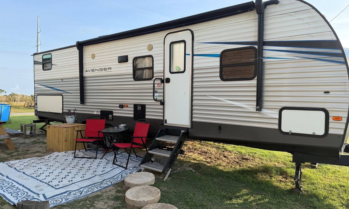 Holly Beach House | Fabulous RV with AC in charming Holly Beach in Cameron, La