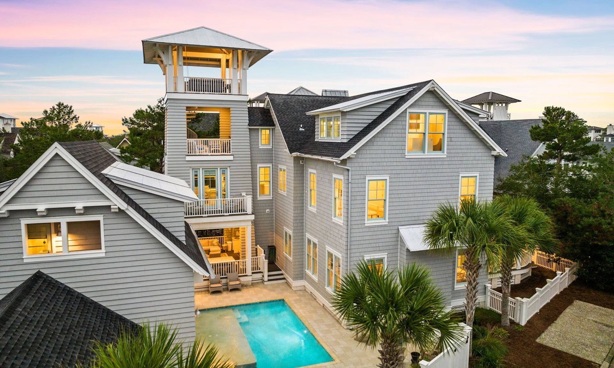 WaterSound Beach House | Fall Stays Available! Convenient Location! Private Pool! Outdoor Oasis! 7 Adult Bikes!