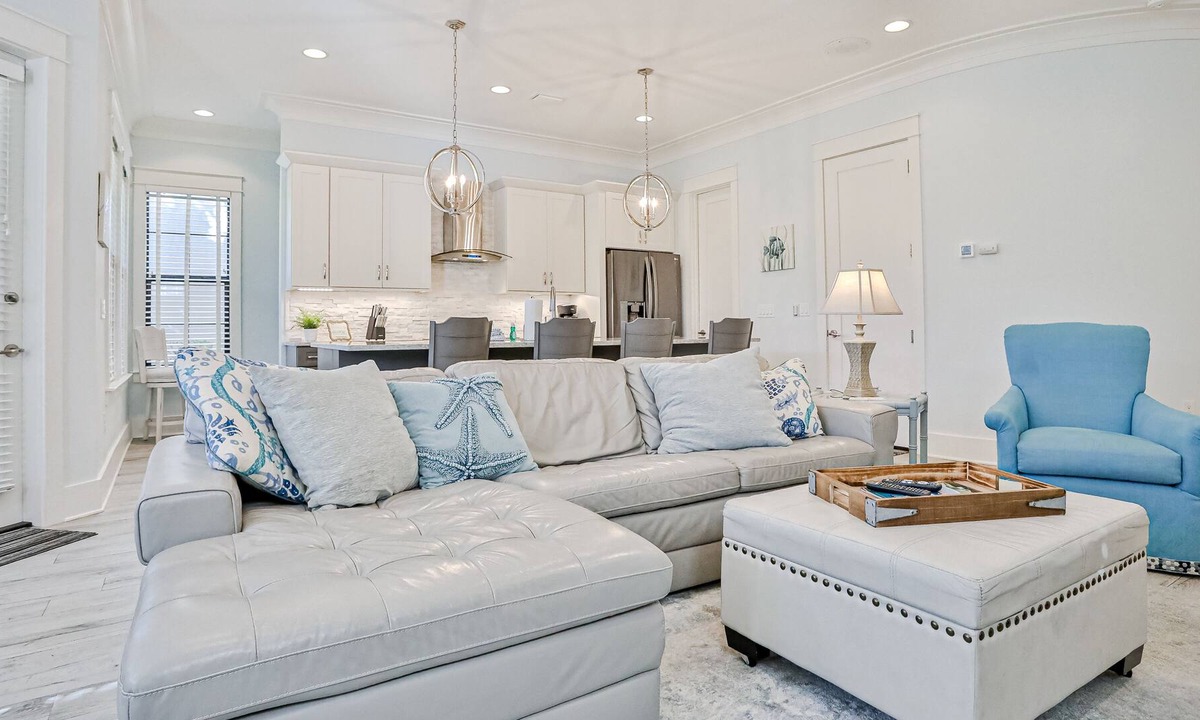 Villa Lago House | Golf course-front home with sunset views & golf cart - walk to Baytowne Wharf