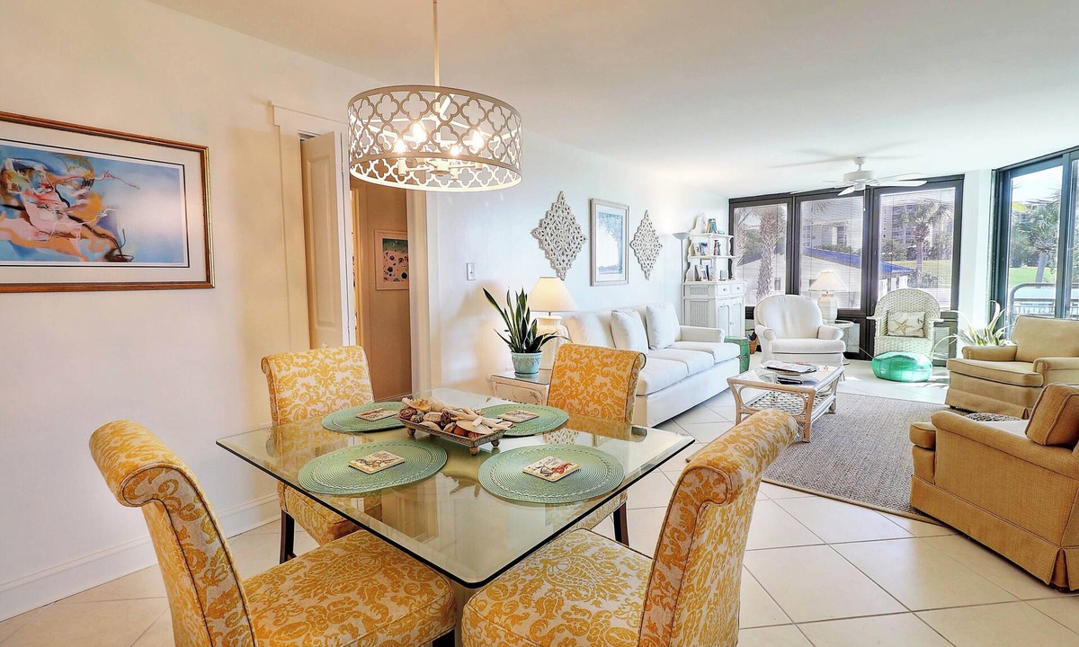 Upper Grand Lagoon Condo | Ground Floor Condo with Shared Pool, Golf Access, Bay Views, and WiFi