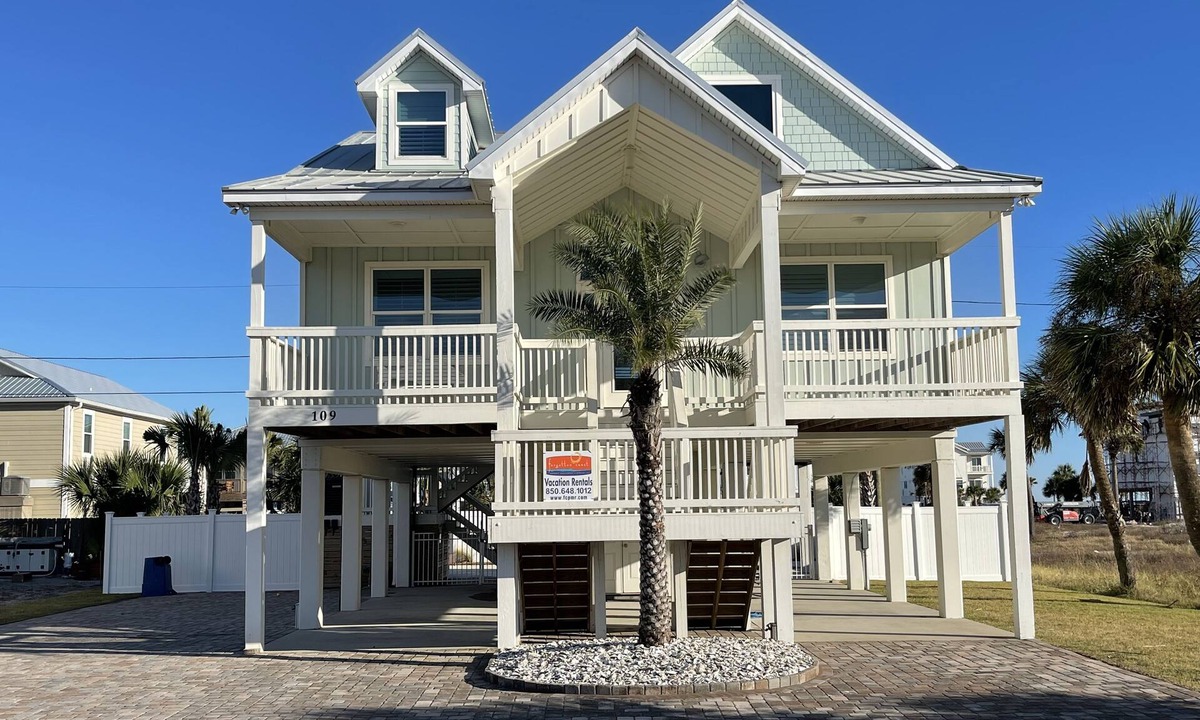 Mexico Beach House | Gulf Side Home With a Private Pool!