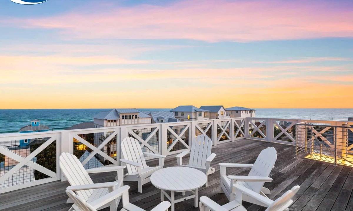 Inlet Beach House | Gulf Views, Private Heated Pool, Steps to Beach, Rooftop | Kayaks, 6 Bikes