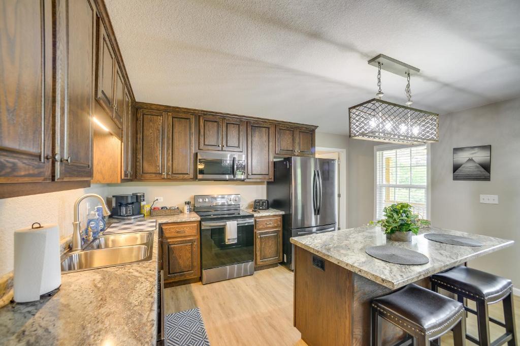 Langston House | Lake Guntersville Vacation Rental w/Fire Pit