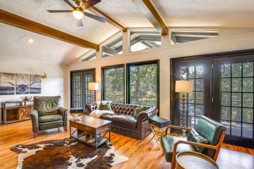 Jefferson House | Lake O' the Pines Retreat: Private Dock!