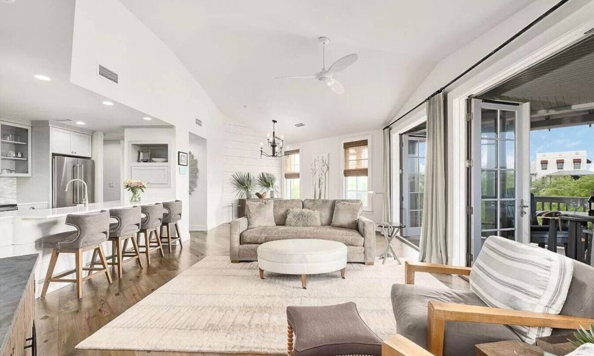 Rosemary Beach Condo | NEW! Top Floor, Center of Rosemary, Huge Balcony!