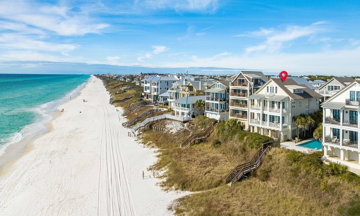 Inlet Beach House | Ocean Breeze - Gulf Front Luxury! Free Bikes/Chairs/Fitness/Tennis!