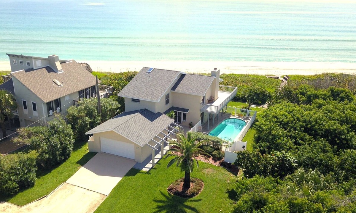 Melbourne Beach House | OCEANFRONT HOUSE & POOL ON SECLUDED BEACH AMAZING PANORAMIC VIEWS - NEAR DISNEY