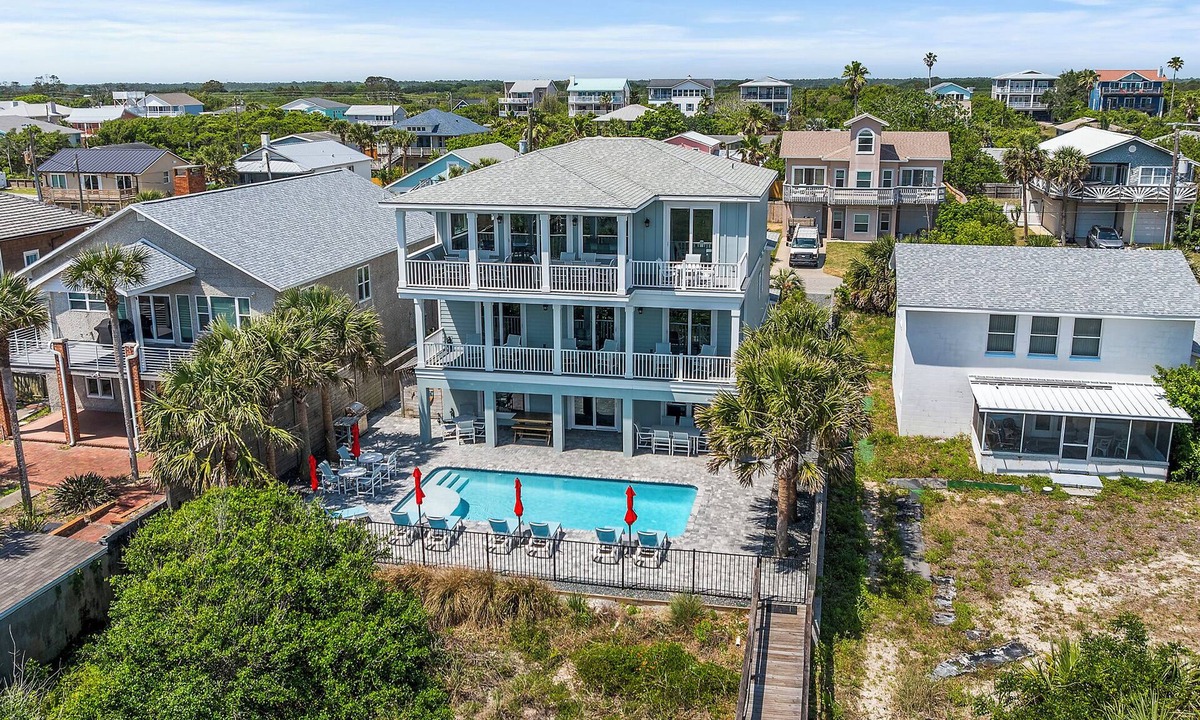 Butler Beach House | OCTOBER-MAJOR SAVINGS! 8BR LUXURY OCEANFRONT, LARGE HEATED POOL, FOOSBALL!