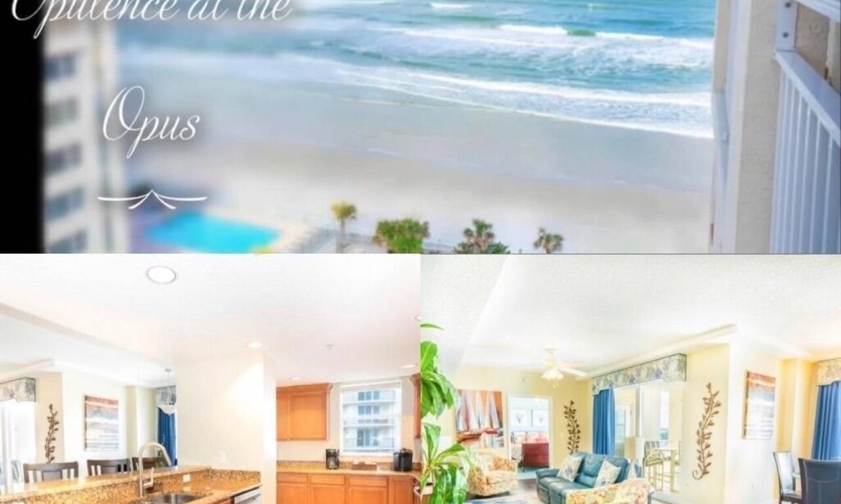 Daytona Beach Condo | Opulence at the Opus. Enjoy your Summer Poolside or Beachside!