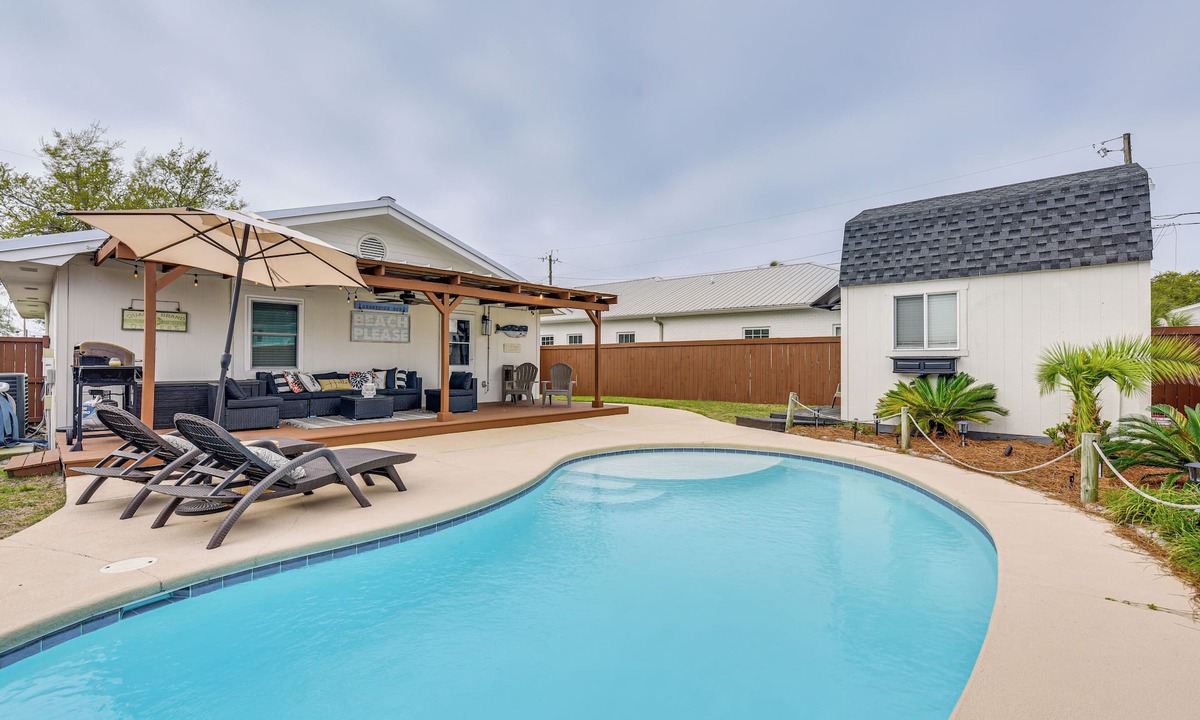 Riviera Beach House | Panama City Beach Home w/Private Pool & Gas Grill