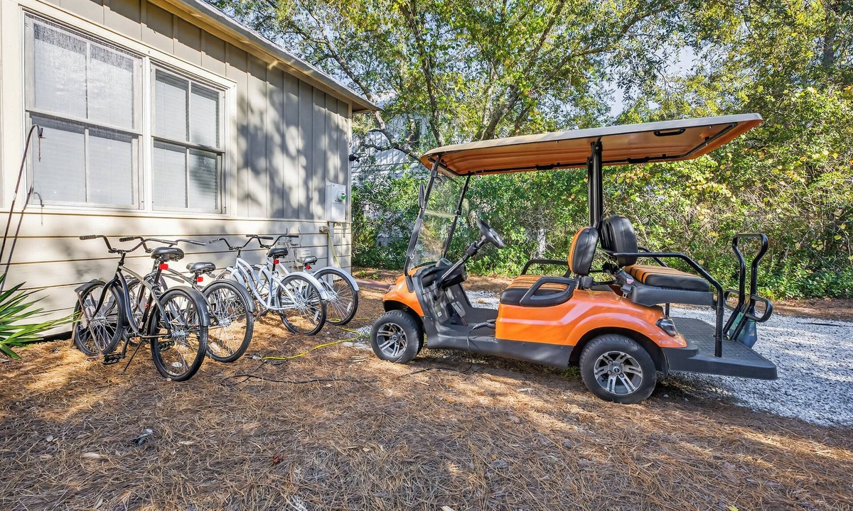 Seacrest Cottage | Paws, Pedals & Paradise- Golf Cart & Bikes Included!