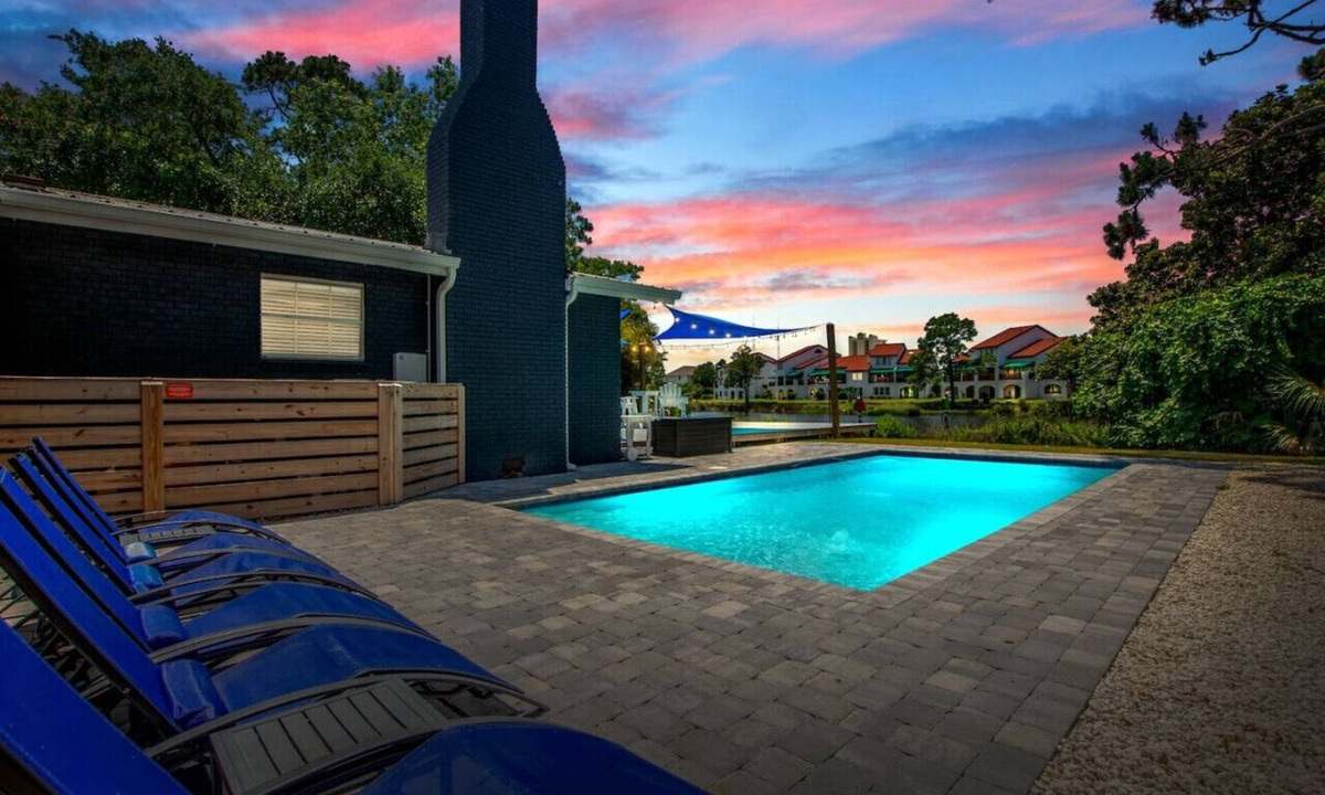 Panama City Beach House | Poseidon's Palace: Prvt Htd Pool, Waterfront w/Dock, Gm Rm, FREE Activities!
