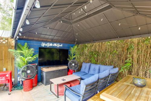 Mississippi City House | Private Backyard Experience with Hot Tub!