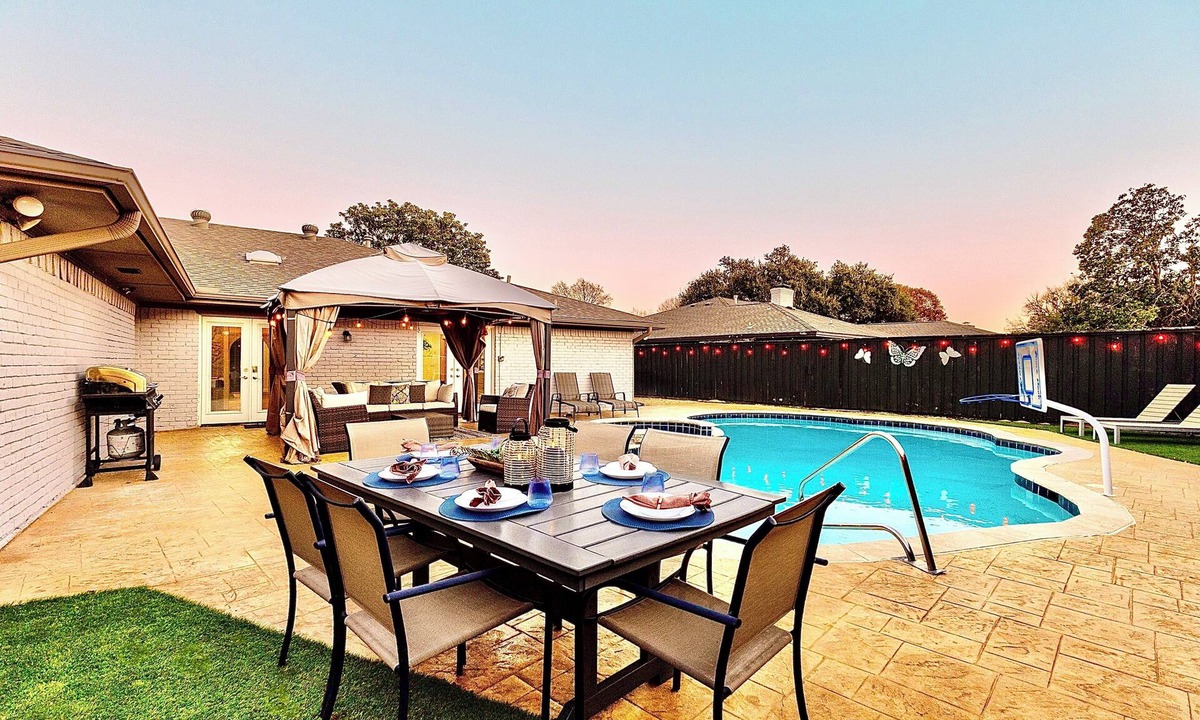 Plano House | Resort Style 4BR Plano Retreat - Pool, Spa & Entertainment