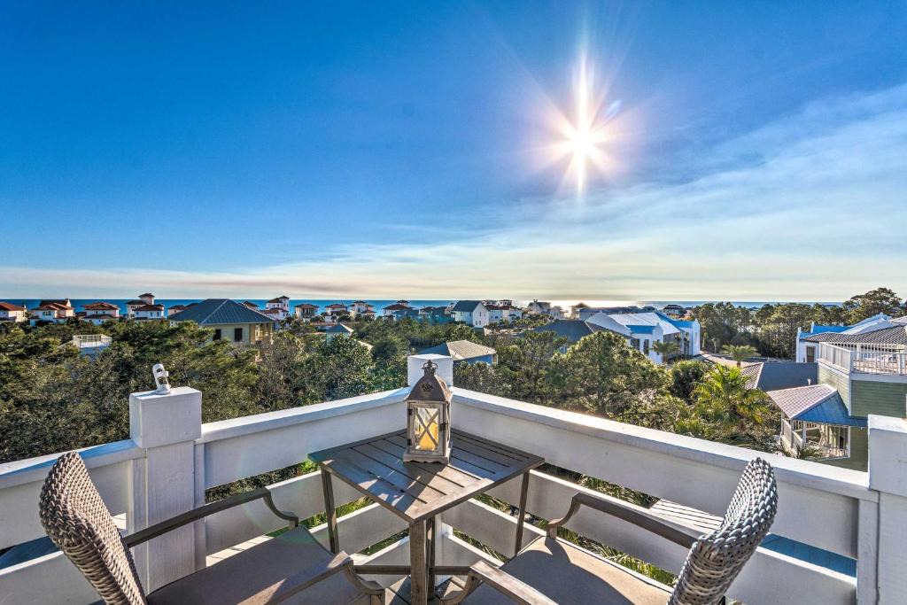 Dune Allen Beach House | Santa Rosa Beach Oasis with Rooftop Deck and Gulf View