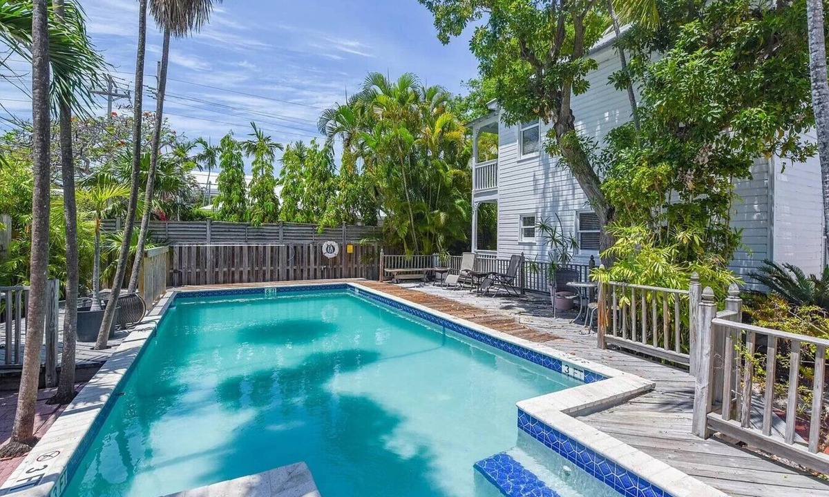 Key West Historic District Apartment | Serene Key West Studio with Poolside Peace