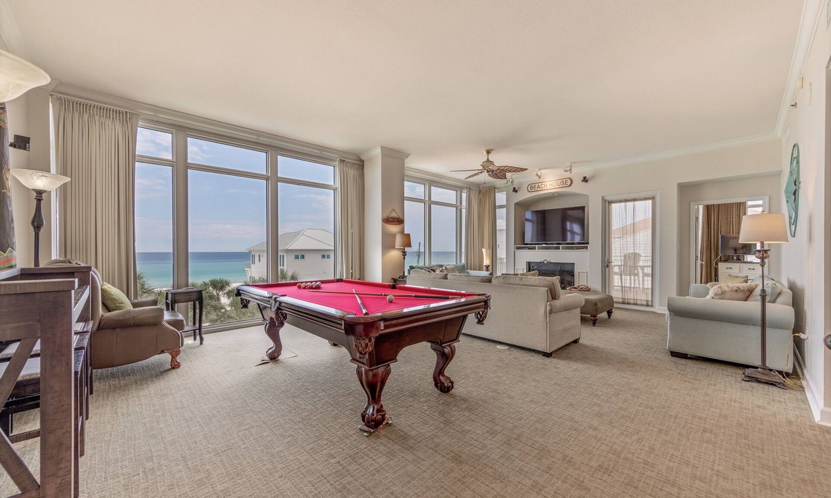 Thomas Drive Condo | Sterling Beach 4BR 4BA 3rd floor end unit condo!