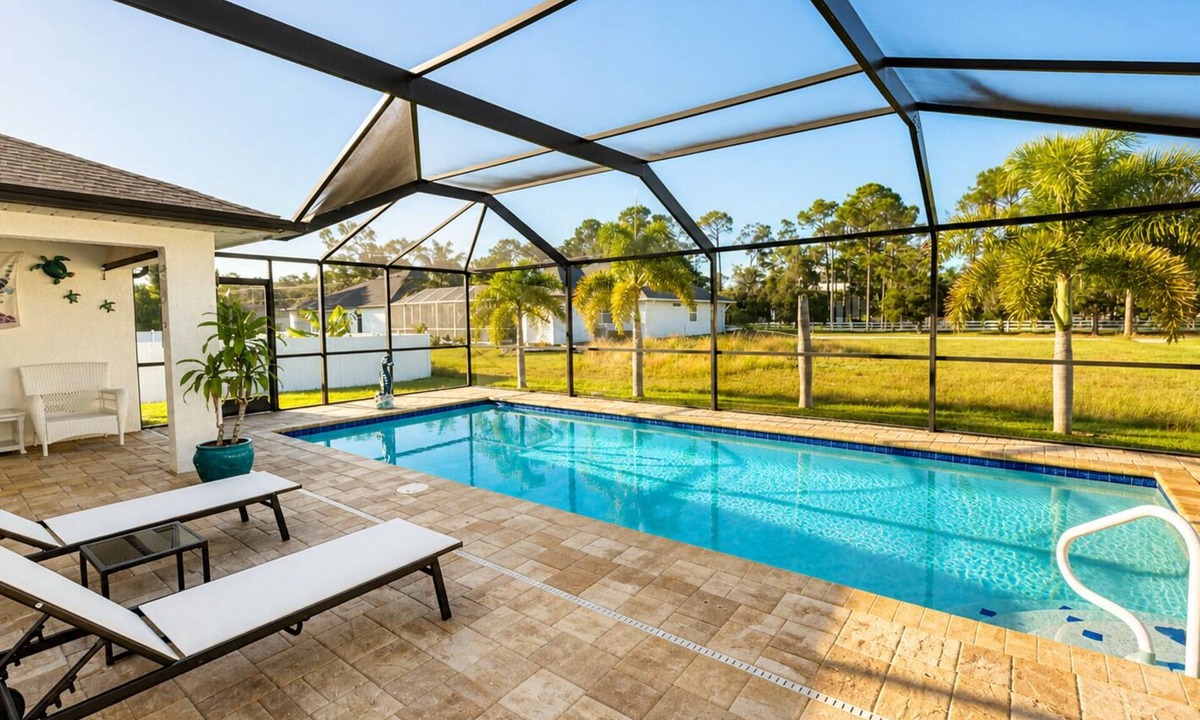 Diplomat Villa | Stylish Seahorse Villa in Cape Coral with Heated Pool