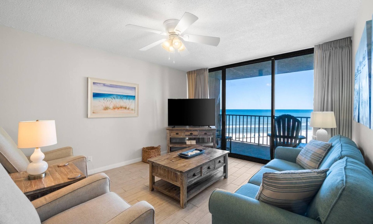 Crescent Beach Condo | Summerhouse 609B - Beachfront, 2 Pools, Pickleball, Hot Tub, Free Golf Daily