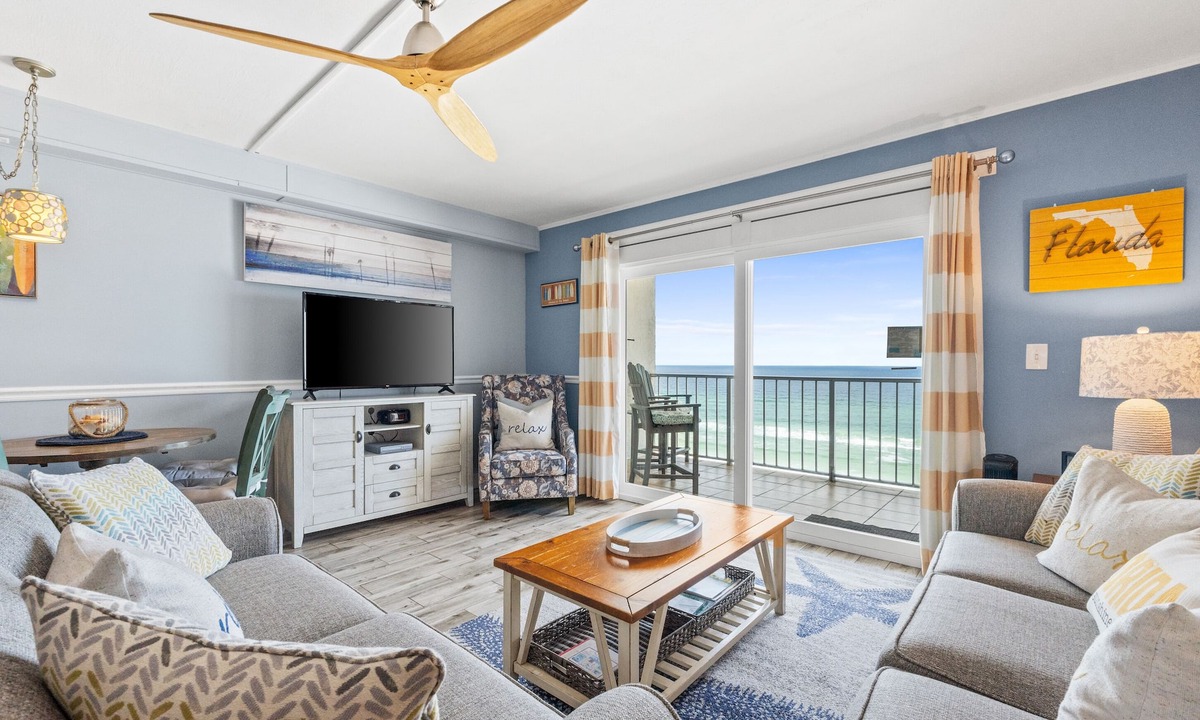 Panama City Beach Condo | Summit 1025 - Beachfront, 2 Pools, Free Activities, Beach Service Included!