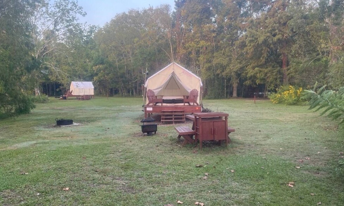 Iberia Parish RV Rental | Tentrr State Park Site - Louisiana Lake Fausse Pointe - Cypress Site B - Single