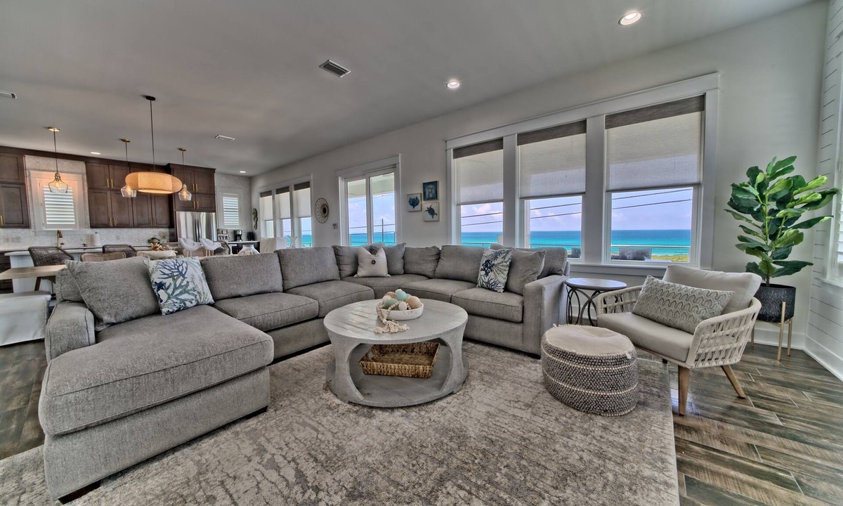 Sunnyside On The Gulf House | The Hidden Gem ~Luxurious Beachfront Home Near 30A!
