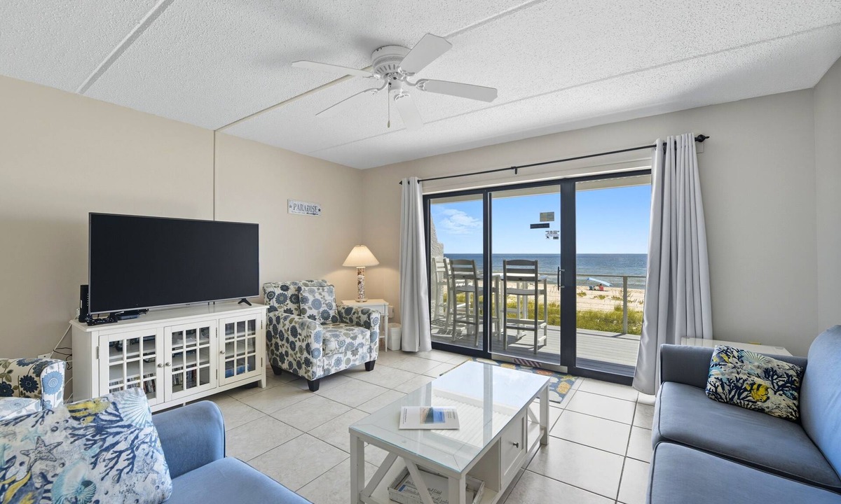 St. George Island Condo | This exceptional corner unit is newly renovated and beautifully furnished to delight your senses.