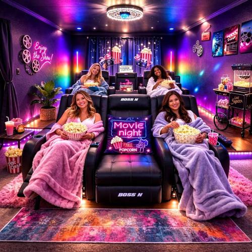 Lone Star House | Ultimate Girls’ Getaway House with Hot Tub, Movie Room & Margarita Machine in Lone Star, Texas