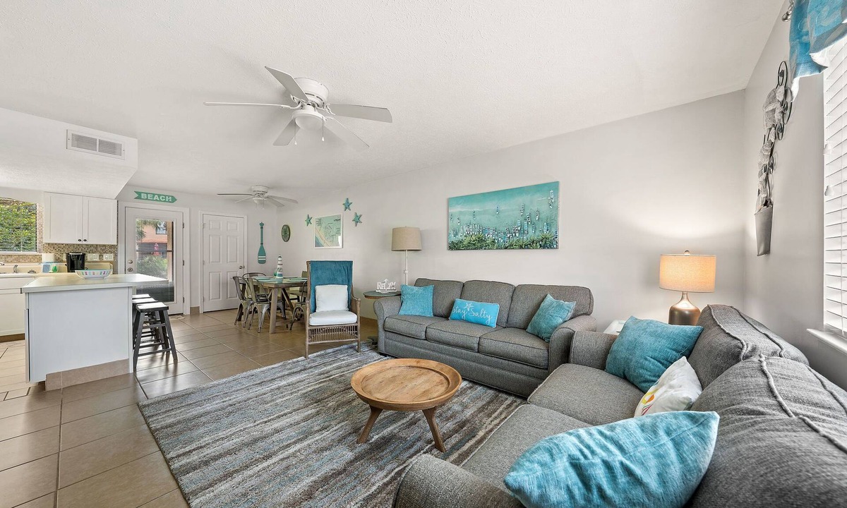 Panama City Beach House | ❃ Walkable to Food & Fun ❃ Beach-Front Pool ❃ Canal-Side Home ❃ No Pet Fee