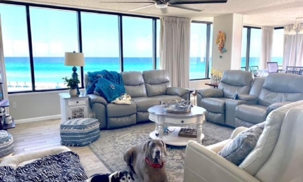Gulf Lagoon Beach Condo | Wall of Windows to Best View on Panama City Beach (FL)