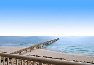 10th Floor Oceanfront Condo with Shared Pool & Hot Tub, Ocean View, W/D, & WiFi