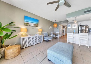 🌊 15th Floor Gulf Front-Beach Front Pools-Covered Parking-1BR Seychelles 1504🌊