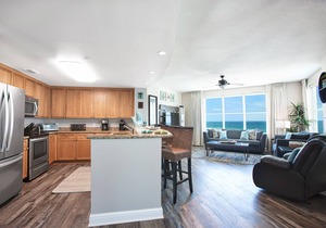 4 Complimentary Beach Chairs! Aqua 601 Oceanfront-3 Balconies! Sleeps 8+Clean