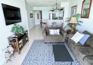 Celadon 5th Floor 2 bedroom plus bunk room. Ocean-front living and primary BR.