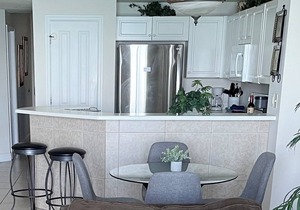 Celadon 5th Floor 2 bedroom plus bunk room. Ocean-front living and primary BR.