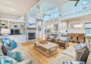 Charming 3BR, Pet-Friendly Cottage, Golf Cart, Bikes, 2 Blocks to Beach & WaterColor Amenities!